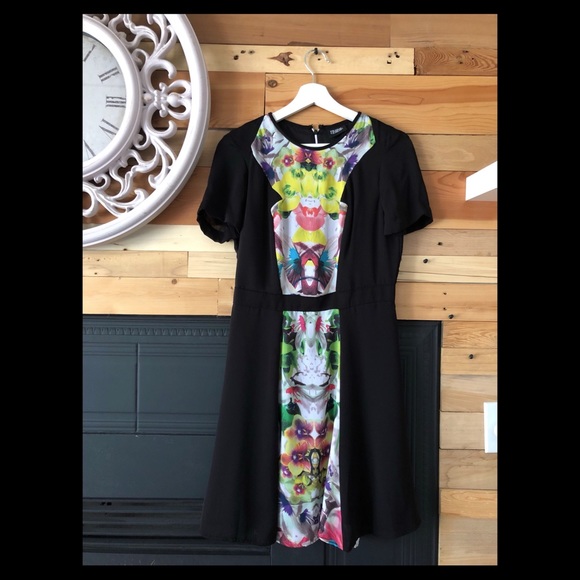 Prabal Gurung for Target panel dress w/ floral - Picture 2 of 6